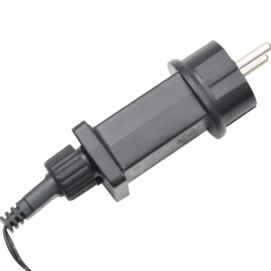 Kerstverlichting-vidaXL - Led-slinger - Warmwit en donkergroen