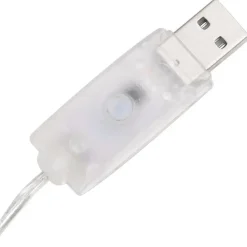Kerstverlichting-vidaXL - Lichtkegel - Blue - 90 cm