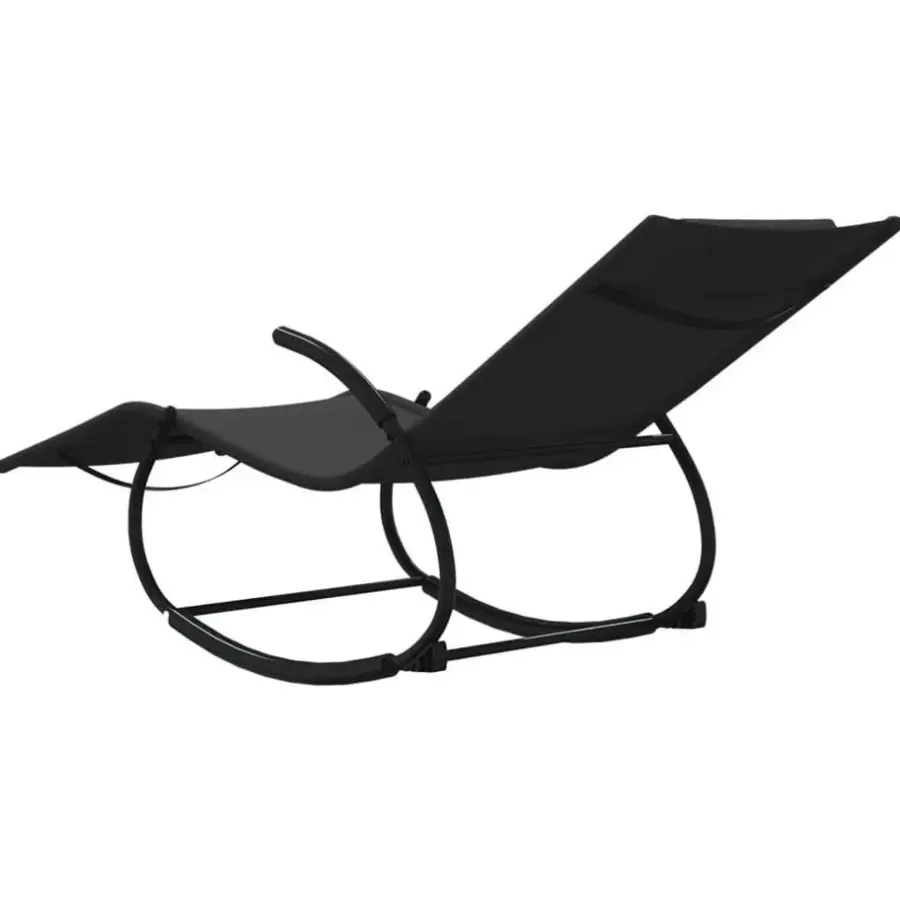Ligbedden-vidaXL - Ligbed - Black
