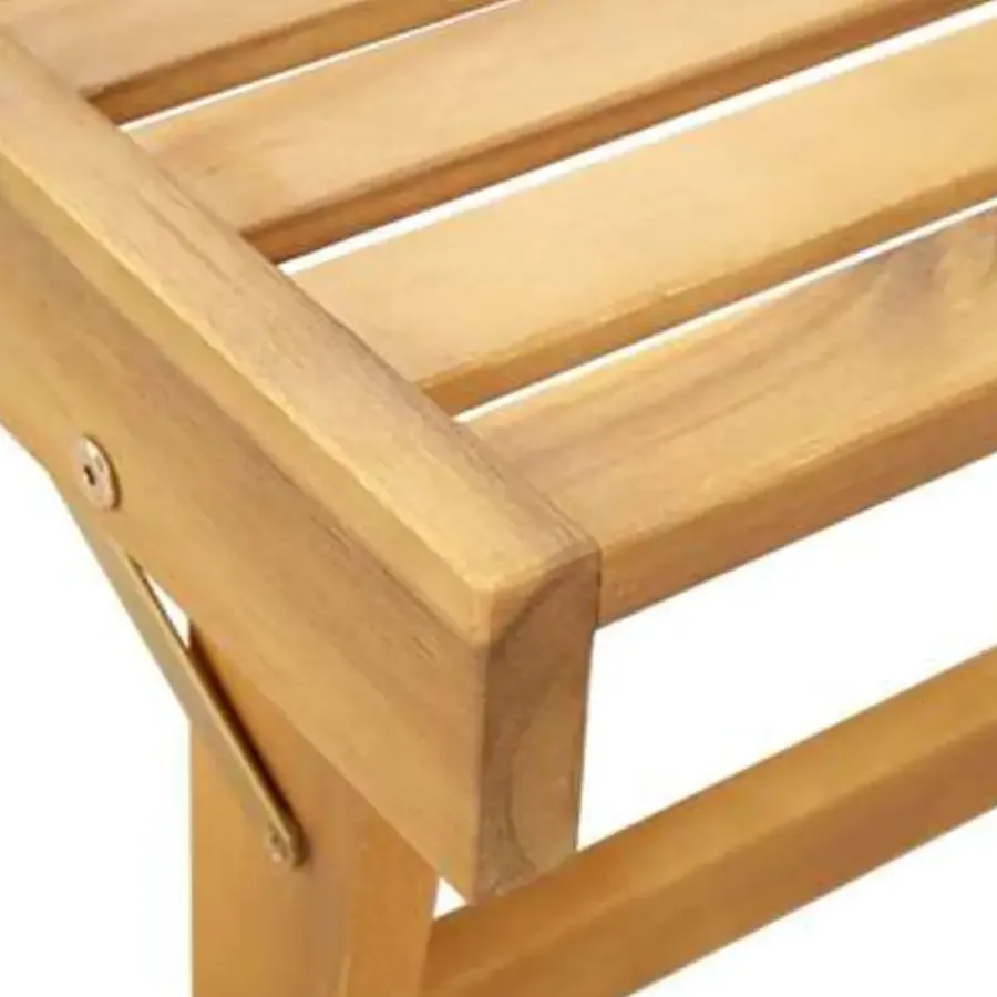 vidaXL - Ligbed - Grijs - Hout