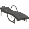vidaXL - Ligbed - Grijs - Poly rattan