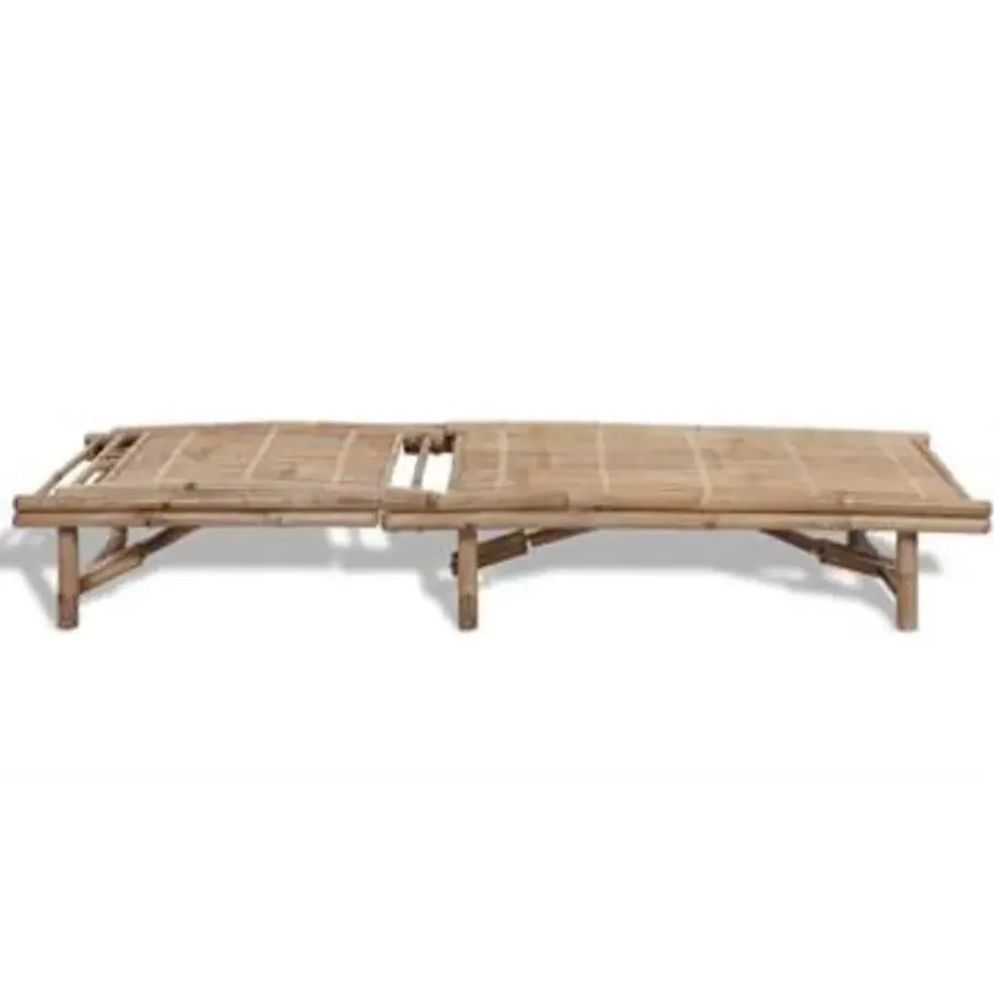 Ligbedden-vidaXL - Ligstoel - Bruin - Hout