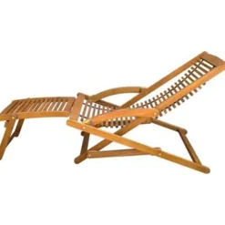 Ligbedden-vidaXL - Ligstoel - Bruin - Hout