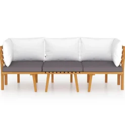 vidaXL - Loungeset - Bruin - Acaciahout