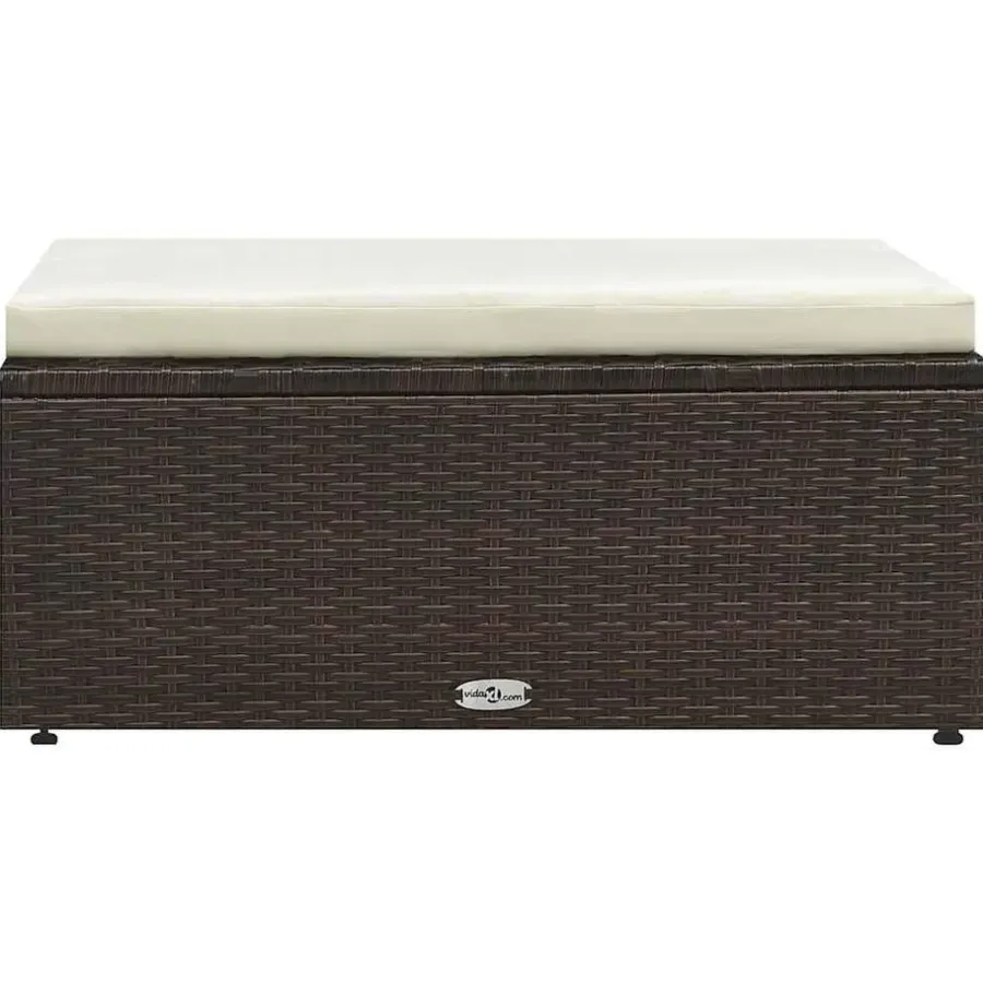 Loungesets-vidaXL - Loungeset - Bruin - Poly rattan