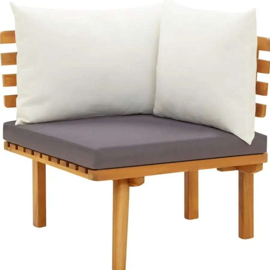 vidaXL - Loungeset - Bruin - Acaciahout