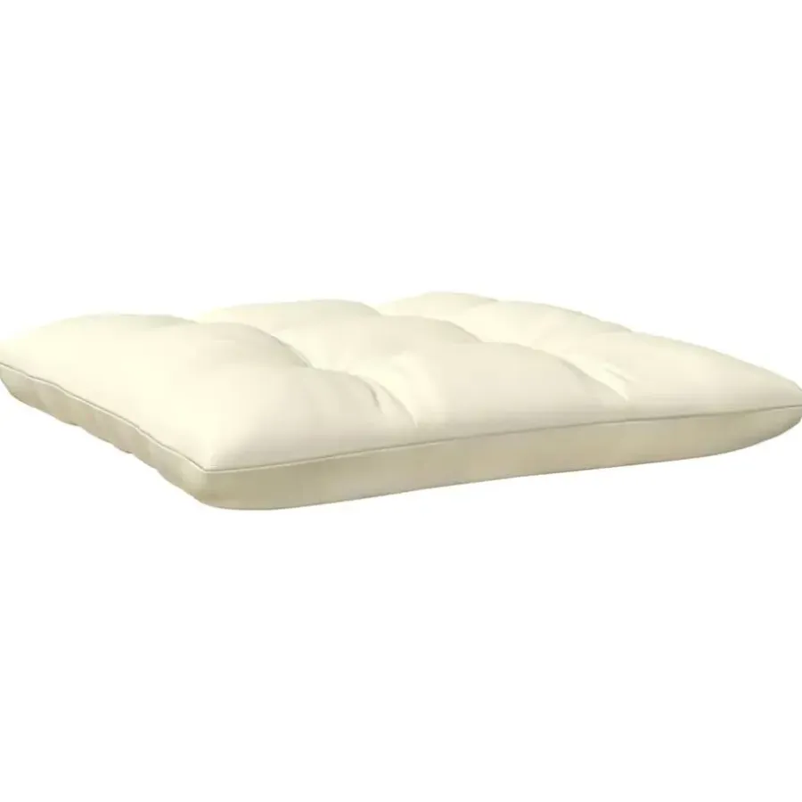 Loungebanken-vidaXL - Loungeset - Crème - Grenenhout