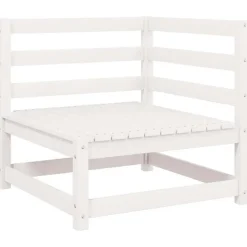 vidaXL - Loungeset - Wit - Grenenhout