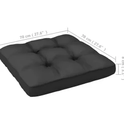 vidaXL - Loungeset - Wit - Grenenhout