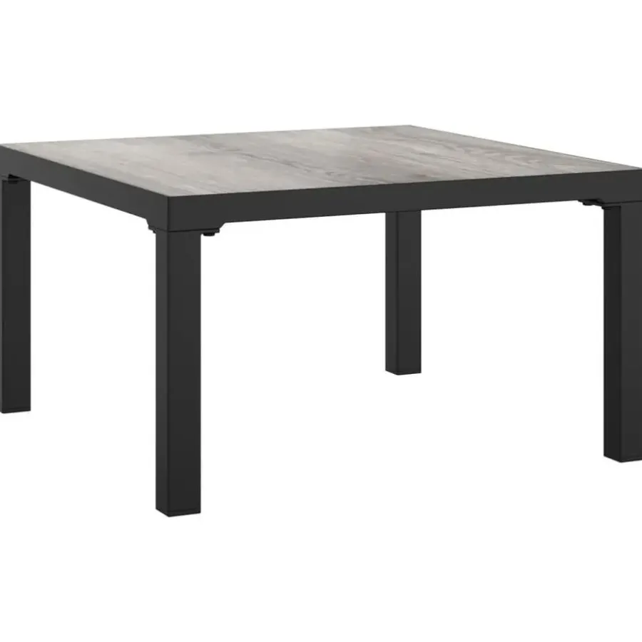 vidaXL - Loungeset - Zwart - Poly rattan