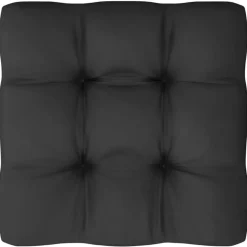 Loungesets-vidaXL - Loungeset - Zwart - Grenenhout