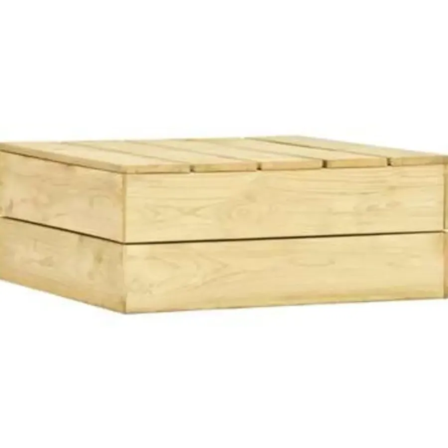Loungesets|Loungesets-vidaXL - Loungeset Voor De Tuin - Bruin - Geïmpregneerd grenenhout