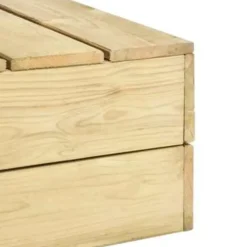 Loungesets|Loungesets-vidaXL - Loungeset Voor De Tuin - Bruin - Geïmpregneerd grenenhout