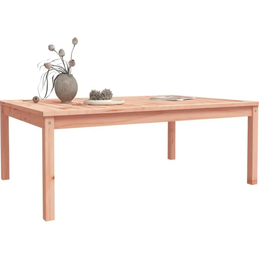 Tuintafels-vidaXL - Loungetafel - Naturel - Massief douglashout - 121x82,5x45 cm