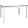 Tuintafels-vidaXL - Loungetafel - Wit - Massief grenenhout - 82,5x50,5x45 cm