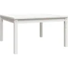 vidaXL - Loungetafel - Wit - Massief grenenhout - 82,5x82,5x45 cm