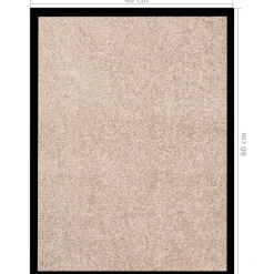 vidaXL - Mat - Beige - Polypropyleen - 40 x 60 cm