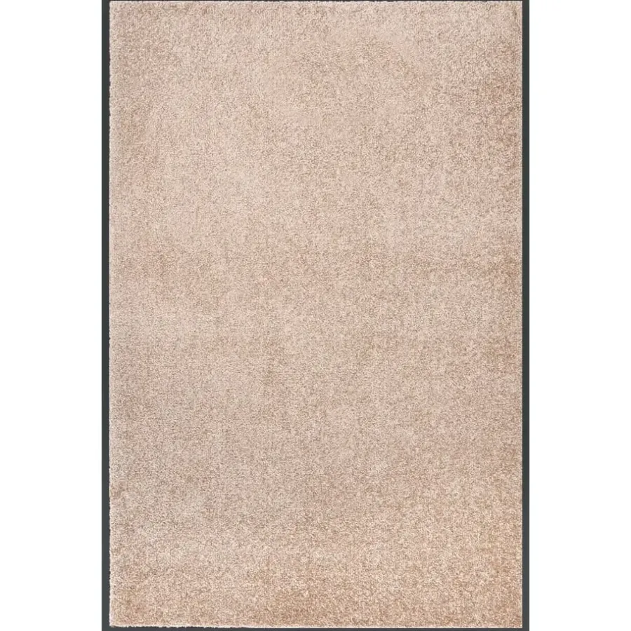 Deurmatten-vidaXL - Mat - Beige - Polypropyleen - 80 x 120 cm