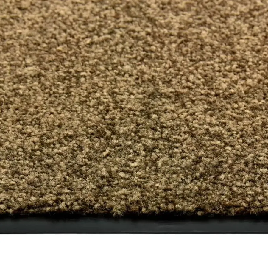 Deurmatten-vidaXL - Mat - Bruin - Stof - 60 x 90 cm