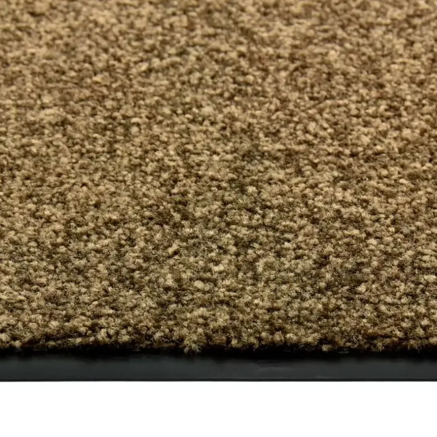 Deurmatten-vidaXL - Mat - Bruin - Stof - 120 x 180 cm