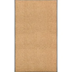 vidaXL - Mat - Crème - Stof - 90 x 150 cm