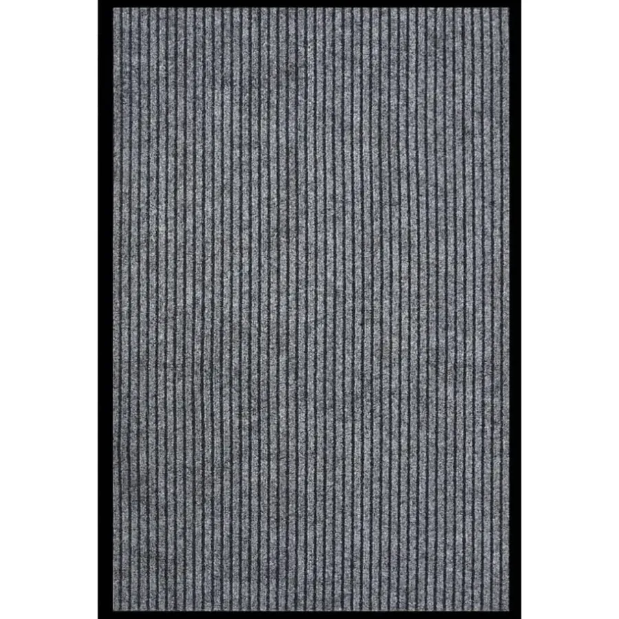 Deurmatten-vidaXL - Mat - Grijs - Polypropyleen - 80 x 120 cm