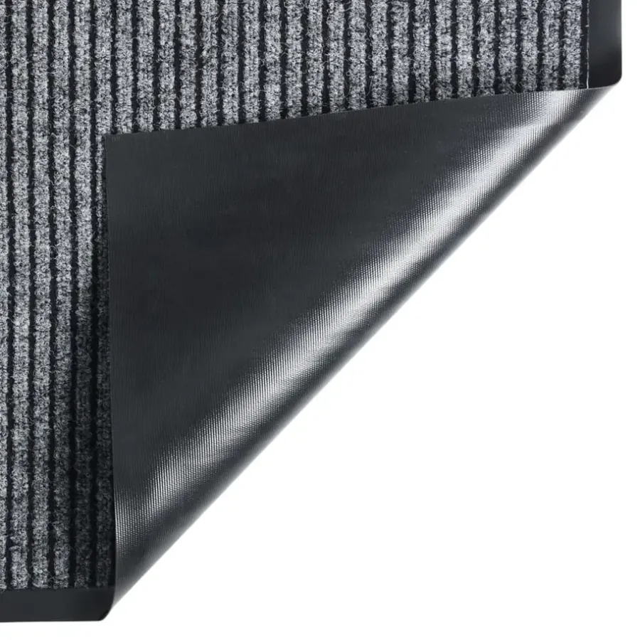 Deurmatten-vidaXL - Mat - Grijs - Polypropyleen - 80 x 120 cm