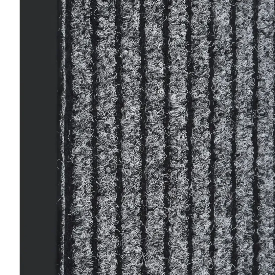 Deurmatten-vidaXL - Mat - Grijs - Polypropyleen - 80 x 120 cm