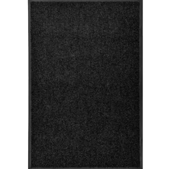 vidaXL - Mat - Zwart - Stof - 60 x 90 cm