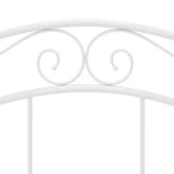 2-Persoons Bedden-vidaXL - Metalen bed frame - Wit - 120x200 cm