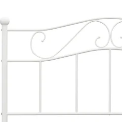 vidaXL - Metalen bed frame - Wit - 140x200 cm