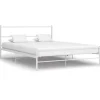 vidaXL - Metalen bed frame - Wit - 120x200 cm