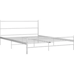 vidaXL - Metalen bed frame - Wit - 120x200 cm