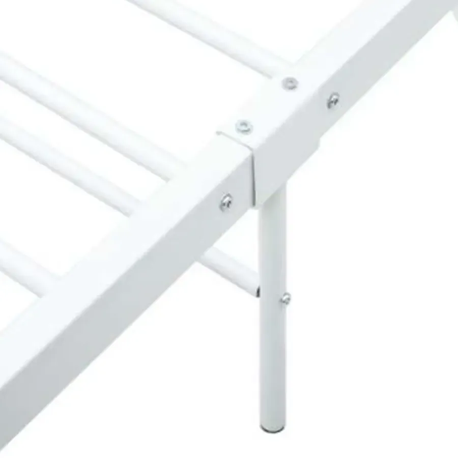 vidaXL - Metalen bed frame - Wit - 120x200 cm
