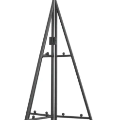 Kerstdecoratie-vidaXL - Metalen Kerstboom - Zwart - 180 cm