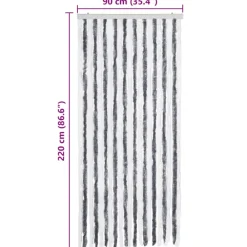 vidaXL - Multikleur - Polypropyleen - 90 x 220 cm
