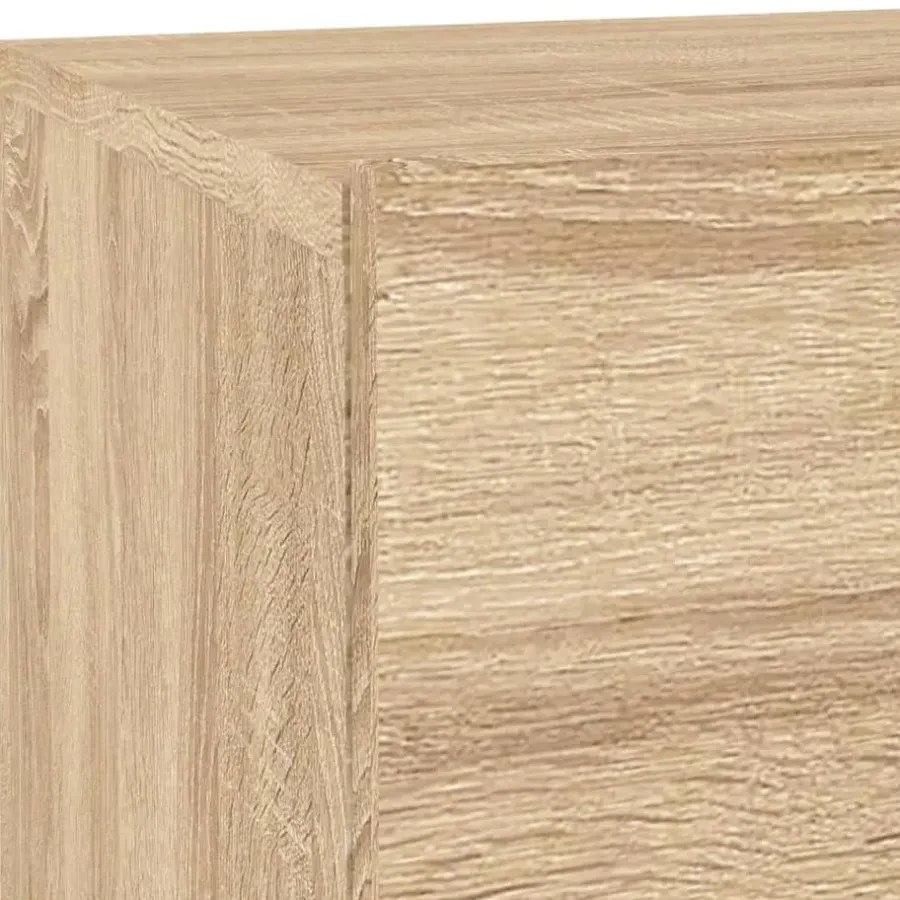 vidaXL - Nachtkastje - Bruin - Bewerkt hout