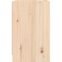 Nachtkastjes|Nachtkastjes-vidaXL - Nachtkastje - Bruin - Grenenhout - 2 stuks