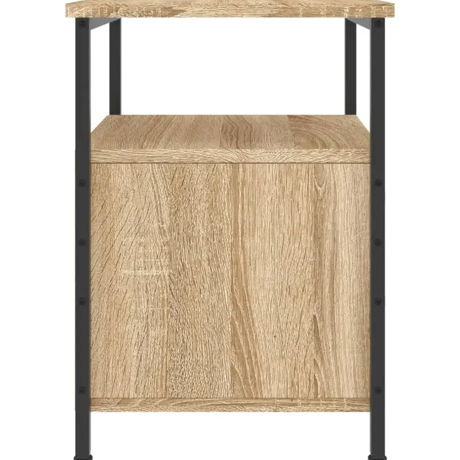 Nachtkastjes|Nachtkastjes-vidaXL - Nachtkastje - Bruin - Bewerkt hout