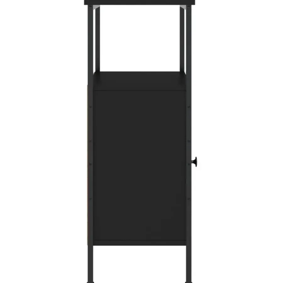 vidaXL - Nachtkastje - Zwart - Bewerkt hout - 2 stuks