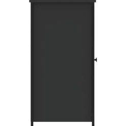 vidaXL - Nachtkastje - Zwart - Bewerkt hout - 2 stuks