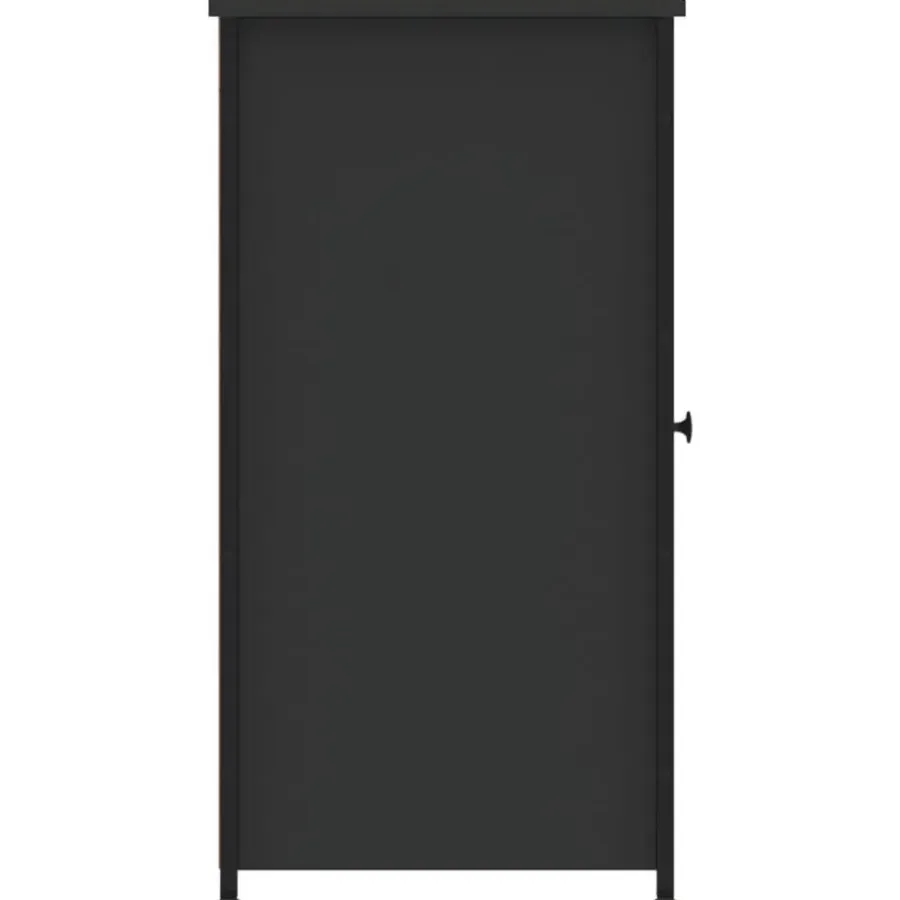 vidaXL - Nachtkastje - Zwart - Bewerkt hout - 2 stuks