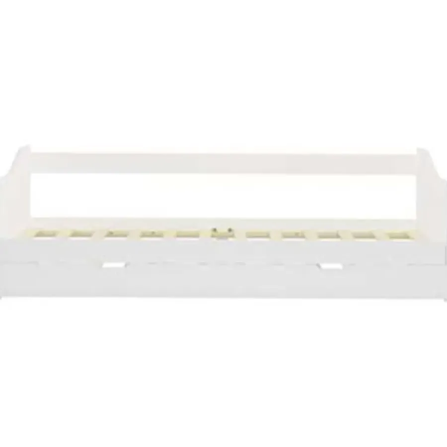 1-Persoons Bedden-vidaXL - Onderschuifbed - Wit - Grenenhout - 90x200 cm