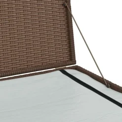 Kussenboxen-vidaXL - Opbergcontainer Voor Buiten - Bruin - Poly rattan