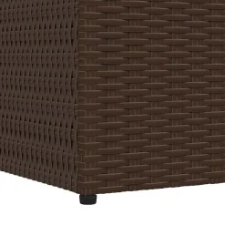 Kussenboxen-vidaXL - Opbergcontainer Voor Buiten - Bruin - Poly rattan