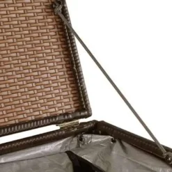 Kussenboxen-vidaXL - Opbergcontainer Voor Buiten - Bruin - Poly rattan