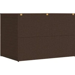 Kussenboxen-vidaXL - Opbergcontainer Voor Buiten - Bruin - Poly rattan