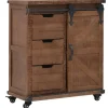 vidaXL - Opbergkast - Bruin - Hout