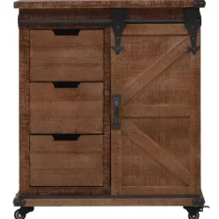 vidaXL - Opbergkast - Bruin - Hout
