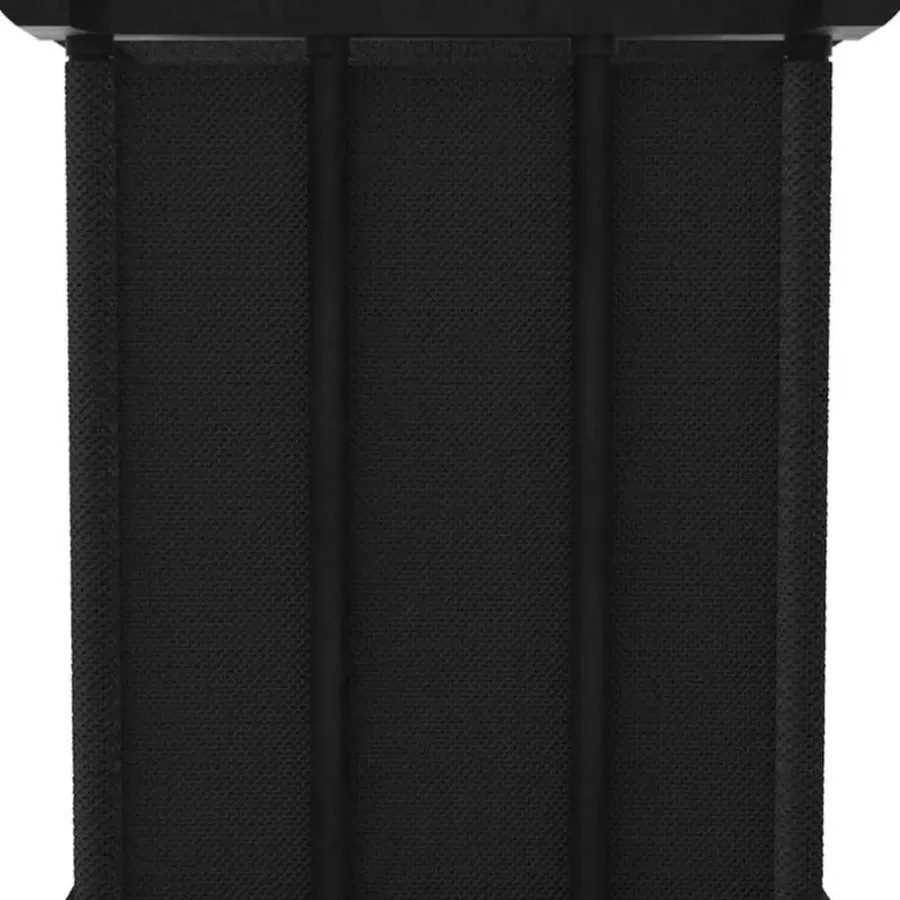 vidaXL - Opbergkast - Zwart - Stof - 9-vaks